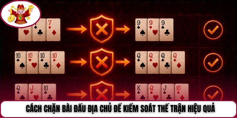 Cách chặn bài Đấu Địa Chủ để kiểm soát thế trận hiệu quả