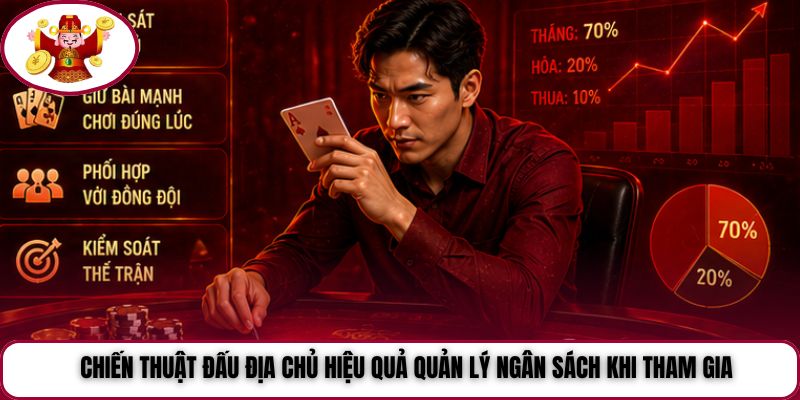 Chiến thuật đấu địa chủ hiệu quả quản lý ngân sách khi tham gia