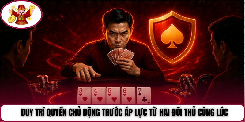 Duy trì quyền chủ động trước áp lực từ hai đối thủ cùng lúc