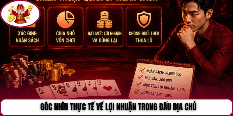 Góc nhìn thực tế về lợi nhuận trong đấu địa chủ