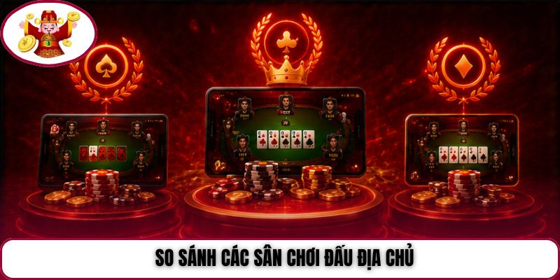 So sánh các sân chơi Đấu Địa Chủ